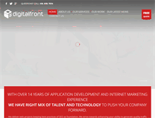Tablet Screenshot of digitalfront.ca